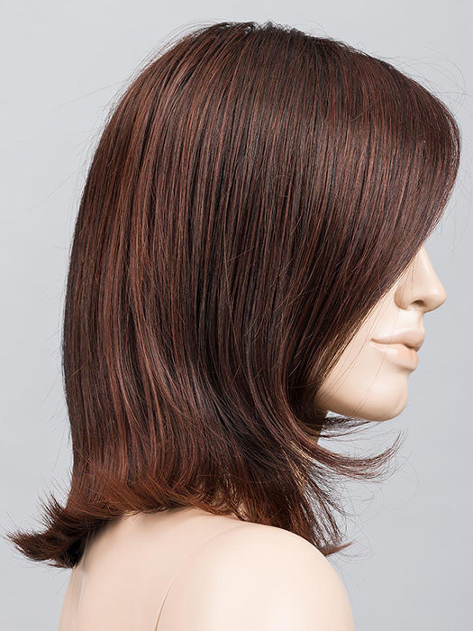 Dark Auburn Rooted 33.130.2 | Dark Auburn and Deep Copper Brown with Black/Dark Brown Blend and Shaded Roots