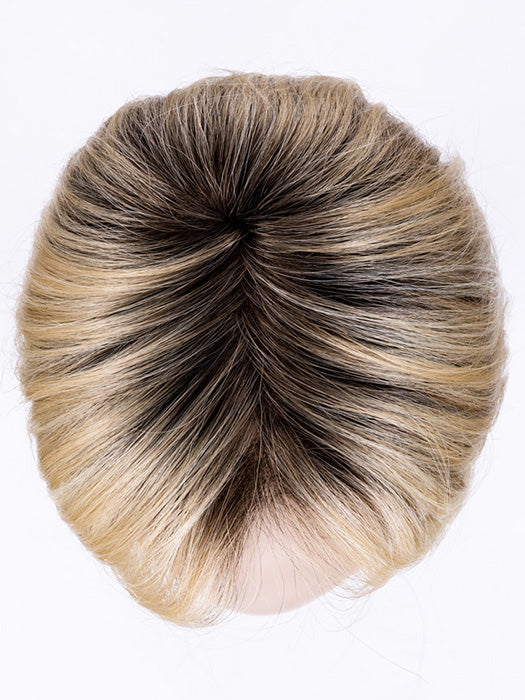 Sahara Beige Rooted 26.20.25 | Light Golden Blonde, Light Strawberry Blonde, and Lightest Golden Blonde Blend with Shaded Roots