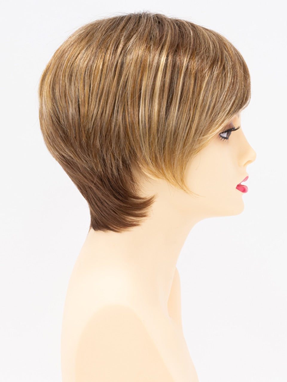 Golden Nutmeg | 27/26/23 R8 | 3-Tone blend of a Cinnamon Brown Base, Chocolate, Brown Roots, and Golden Blonde highlights