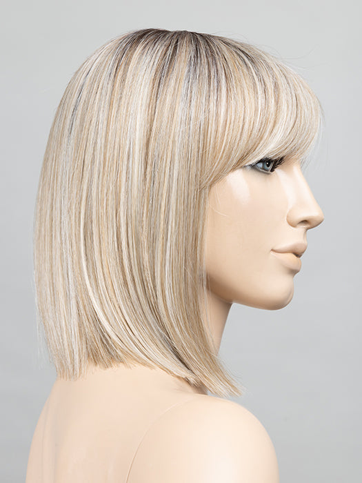 Pearl Blonde Rooted 101.20.25 | Pearl Platinum Blended With Light Strawberry Blonde And Lightest Golden Blonde With Shaded Roots