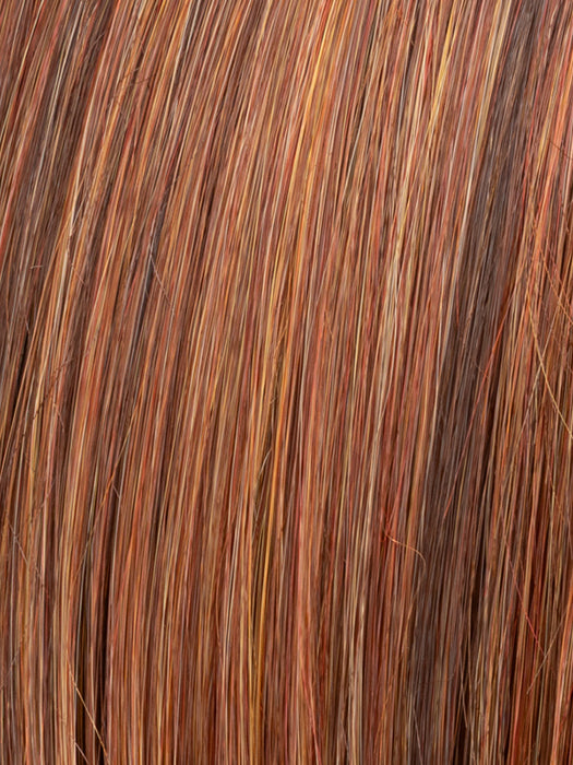 Safran Red Rooted 29.28.33 | Copper Red And Light Copper Red With Dark Auburn Blend And Shaded Roots