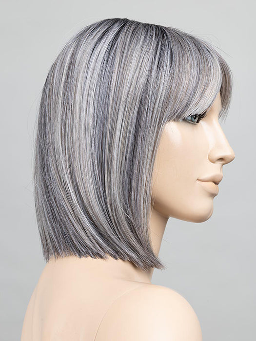 Salt/Pepper Frosted 58.44.56 | Black/Dark Brown Blend With Lightest Brown And Lightest Blonde With Grey Blend And A Soft Matte Finish