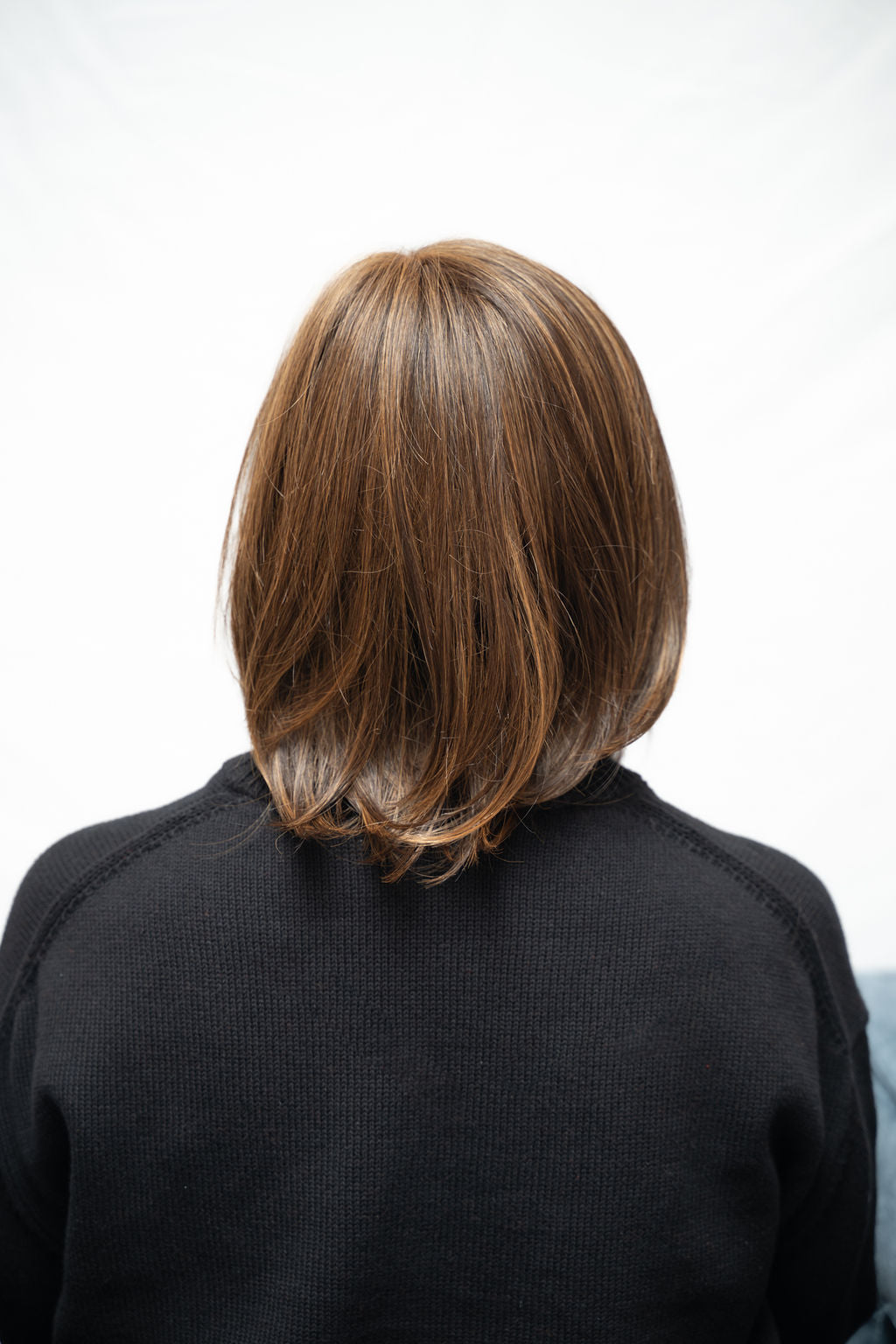 Frannie wearing Montecito in Mocha Maple Brown