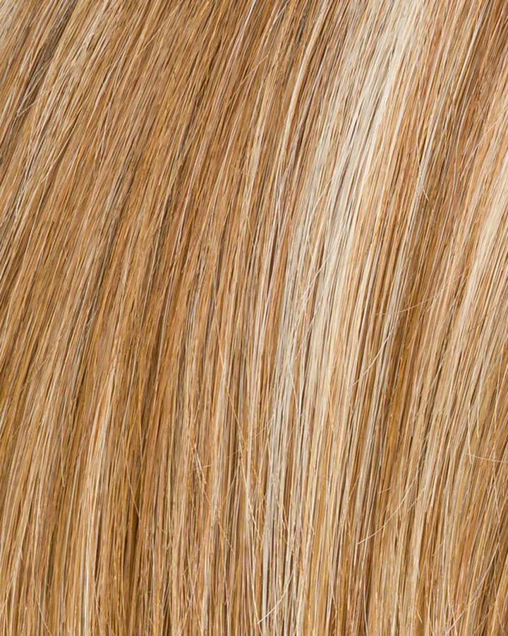 Light Bernstein Rooted 20.27.27 | Light Strawberry Blonde And Dark Strawberry Blonde With Light Golden Blonde Blend And Shaded Roots