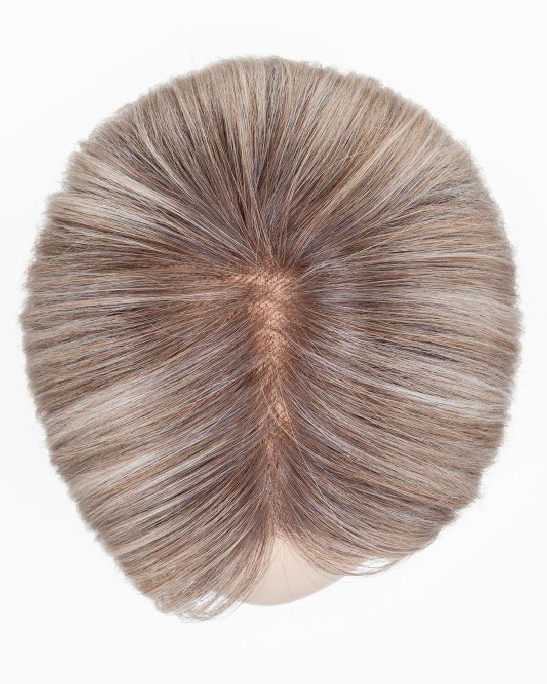 Pearl Rooted 101.49.48 | Pearl Platinum With Medium Ash Blonde And Lightest Brown With Grey Blend And Shaded Roots