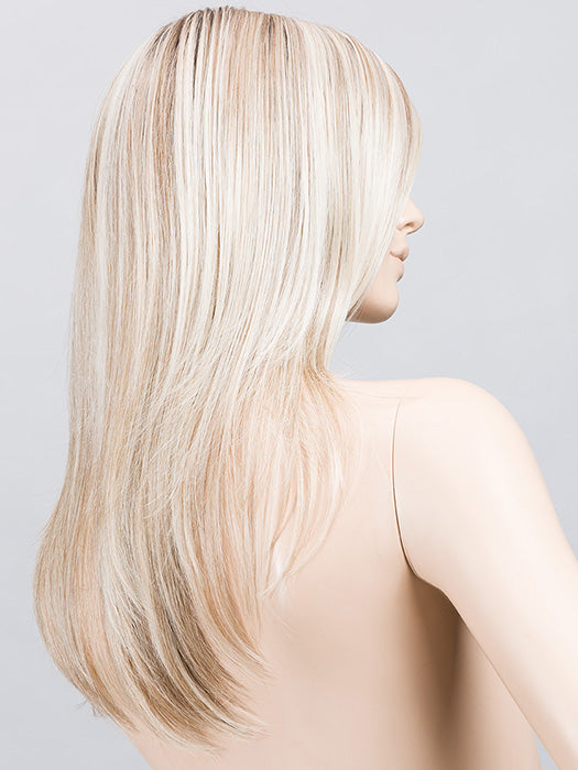 Champagne Rooted 24.25.20 | Lightest Ash Blonde and Lightest Golden Blonde with Light Strawberry Blonde Blend and Shaded Roots