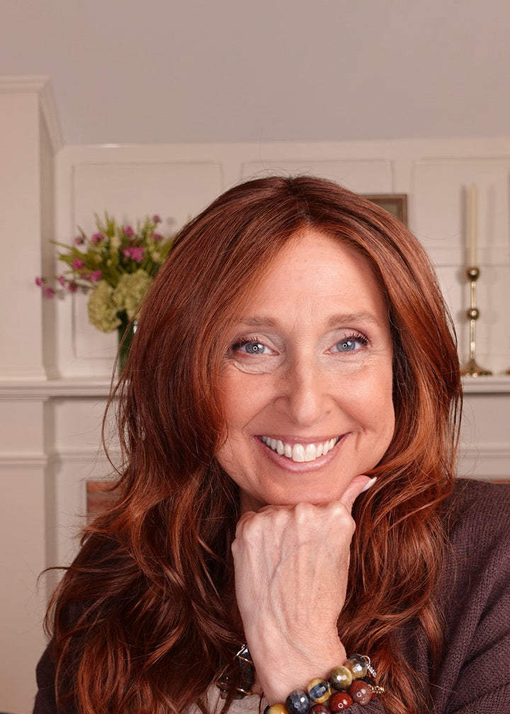 Frannie wearing Hana in Venetian Red-R