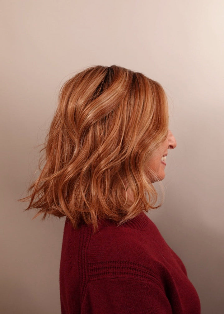 Frannie wearing Yui in Glazed Caramel-R