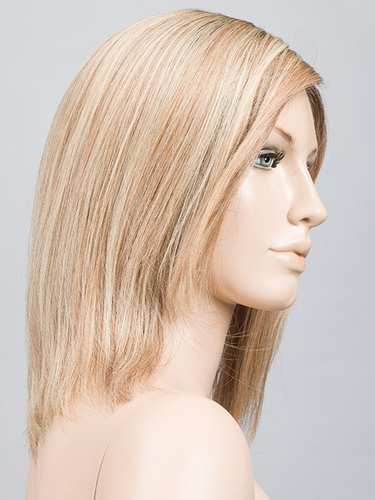 Sandy Blonde Rooted 26.22.20 | Light Golden Blonde and Light Neutral Blonde with Light Strawberry Blonde Blend and Shaded Roots