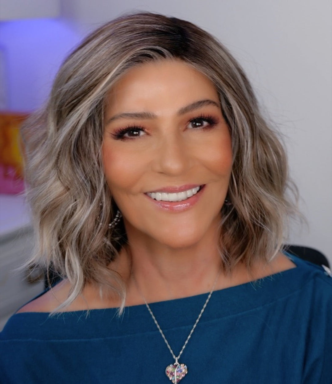 Marlene wearing Nyx in Tres Chocolate-R