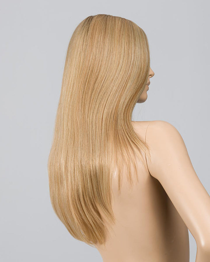 Sandy Blonde Rooted 16.22.20 | Medium Blonde, Light Neutral Blonde, And Light Strawberry Blonde Blend With Shaded Roots