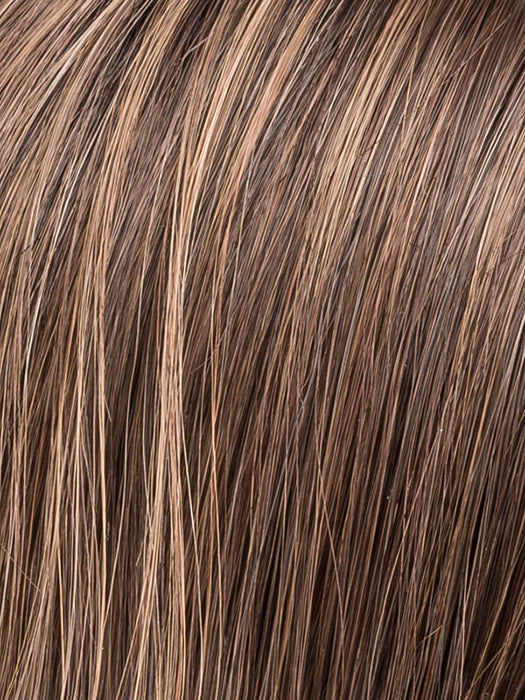 Chocolate Rooted 830.6 | Medium Brown Blended with Light Auburn and Dark Brown with Shaded Roots