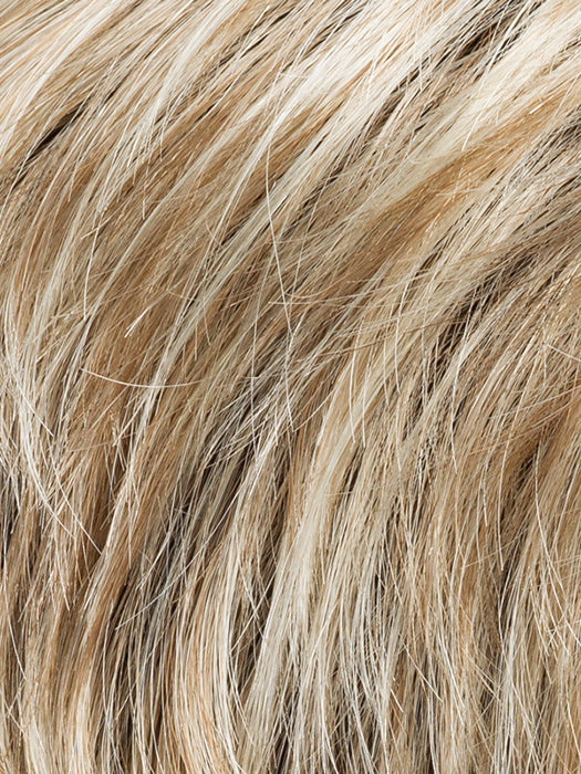 Champagne Rooted 22.25.20 | Light Neutral Blonde, Lightest Golden Blonde, And Light Strawberry Blonde Blend With Shaded Roots