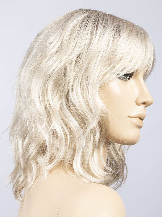 Platin Blonde Shaded 60.24.1001 | Pure white, Light Blonde, and White Blonde blend with dark shaded roots