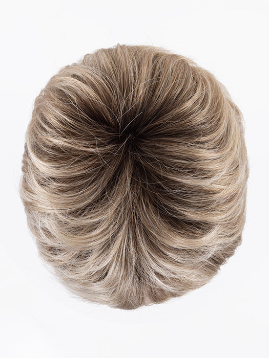 Sandy Blonde Rooted 16.22.20 | Medium Blonde, Light Neutral Blonde, And Light Strawberry Blonde Blend With Shaded Roots