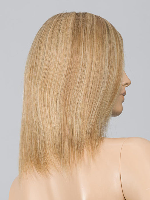 Sandy Blonde Rooted 16.22.20 | Medium Blonde, Light Neutral Blonde, And Light Strawberry Blonde Blend With Shaded Roots