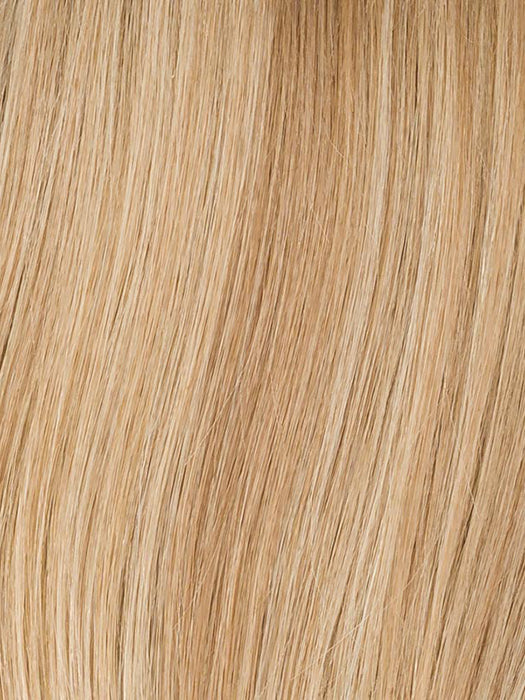 Sandy Blonde Rooted 16.22.20 | Medium Blonde, Light Neutral Blonde, And Light Strawberry Blonde Blend With Shaded Roots