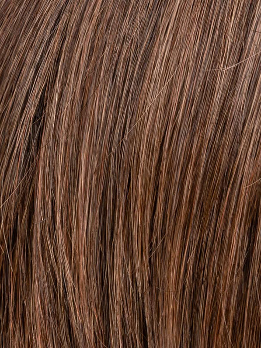 Chocolate Rooted 8.30.27 | Medium Brown And Light Auburn With Dark Strawberry Blonde Blend And Shaded Roots