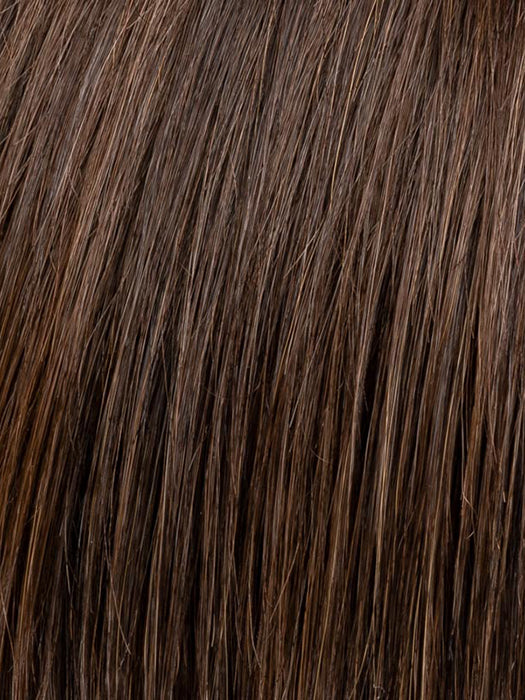 Dark Chocolate Rooted 6.33.4 | Dark Brown, Dark Auburn And Darkest Brown Blend With Shaded Roots