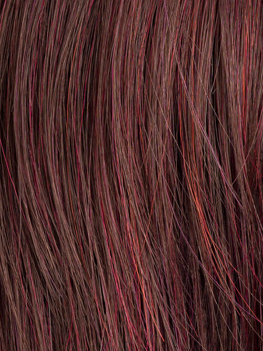 Flame Lighted 133.132 | Red Violet And Granat Red Blend With Highlights Throughout And Concentrated In The Front