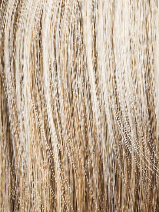 Light Champagne Rooted 23.25.20 | Lightest Pale Blonde And Lightest Golden Blonde With Light Strawberry Blonde Blend And Shaded Roots