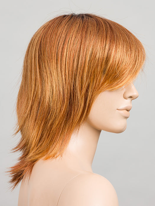 Mango Red Rooted 28.31.29 | Copper Red And Light Reddish Auburn With Copper Red Blend And Shaded Roots