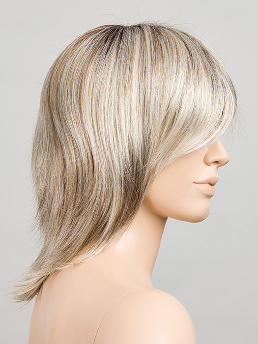 Pearl Blonde Rooted 24.101.18 | Lightest Ash Blonde And Pearl Platinum With Dark Neutral Blonde Blend And Shaded Roots