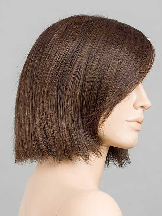 Dark Chocolate Rooted 4.33.6 | Darkest Brown, Dark Auburn And Dark Brown Blend With Shaded Roots