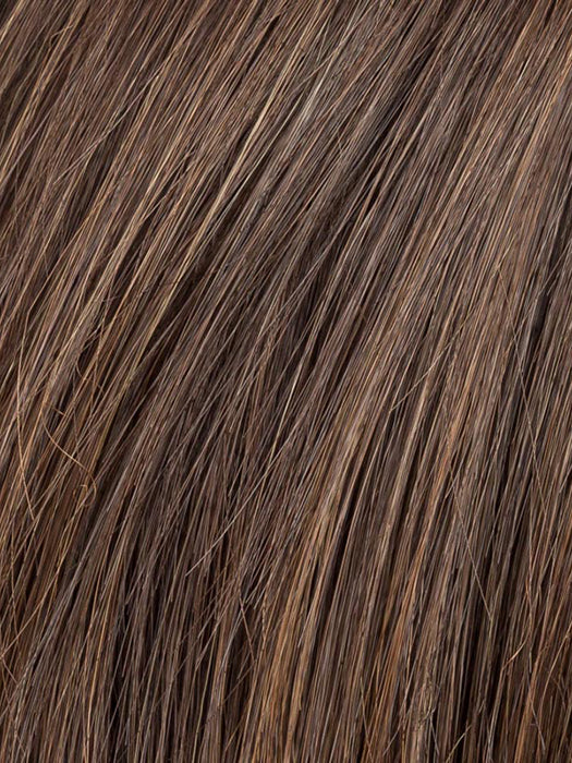 Dark Chocolate Rooted 4.33.6 | Darkest Brown, Dark Auburn And Dark Brown Blend With Shaded Roots