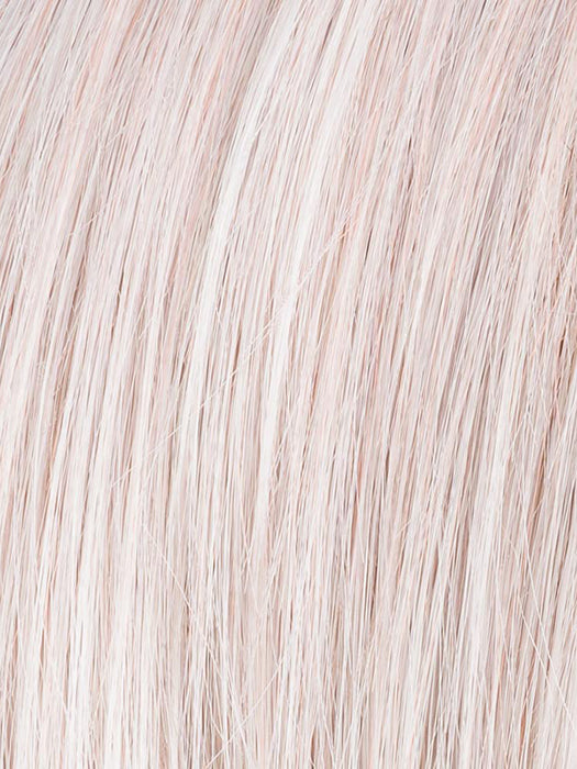 Pastel Rose Rooted | Pearl Platinum And Lightest Ash Blonde With Rose Pink Blend And Shaded Roots
