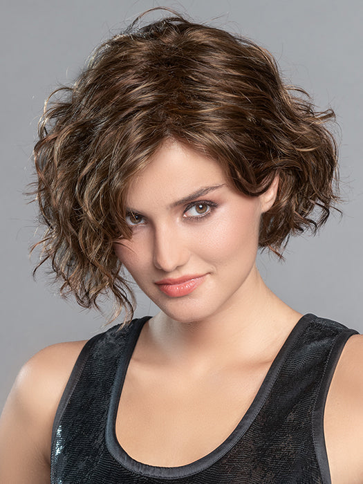Chocolate Rooted 830.6 | Medium Brown Blended With Light Auburn, And Dark Brown Blend With Shaded Roots
