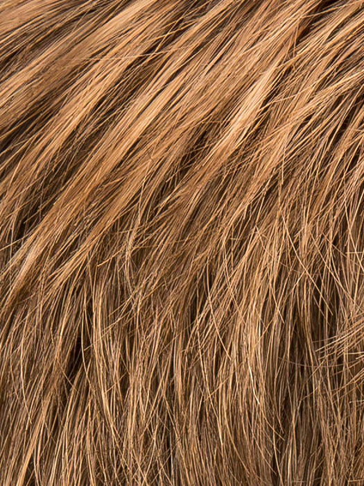 Mocca Lighted 830.31.19 | Medium Brown Blended with Light Auburn and Light Reddish Auburn with Light Honey Blonde with Highlights Throughout and Concentrated in the Front