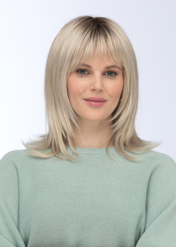 SUNLIT BLONDE | Soft Blend of Sandy Blonde, Lightest Blonde &amp; Iced Blonde with a Light Golden Brown Root