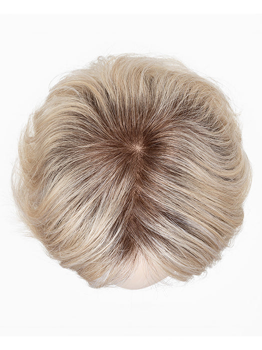 Champagne Rooted 22.26.25 | Light Neutral Blonde And Light/Lightest Golden Blonde Blend And Shaded Roots