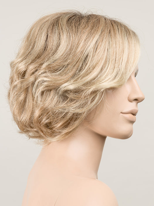 Sandy Blonde Rooted 16.22.14 | Medium Blonde And Light Neutral Blonde With Medium Ash Blonde Blend And Shaded Roots