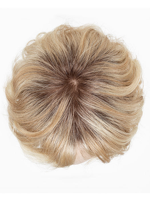 Sandy Blonde Rooted 16.22.14 | Medium Blonde And Light Neutral Blonde With Medium Ash Blonde Blend And Shaded Roots