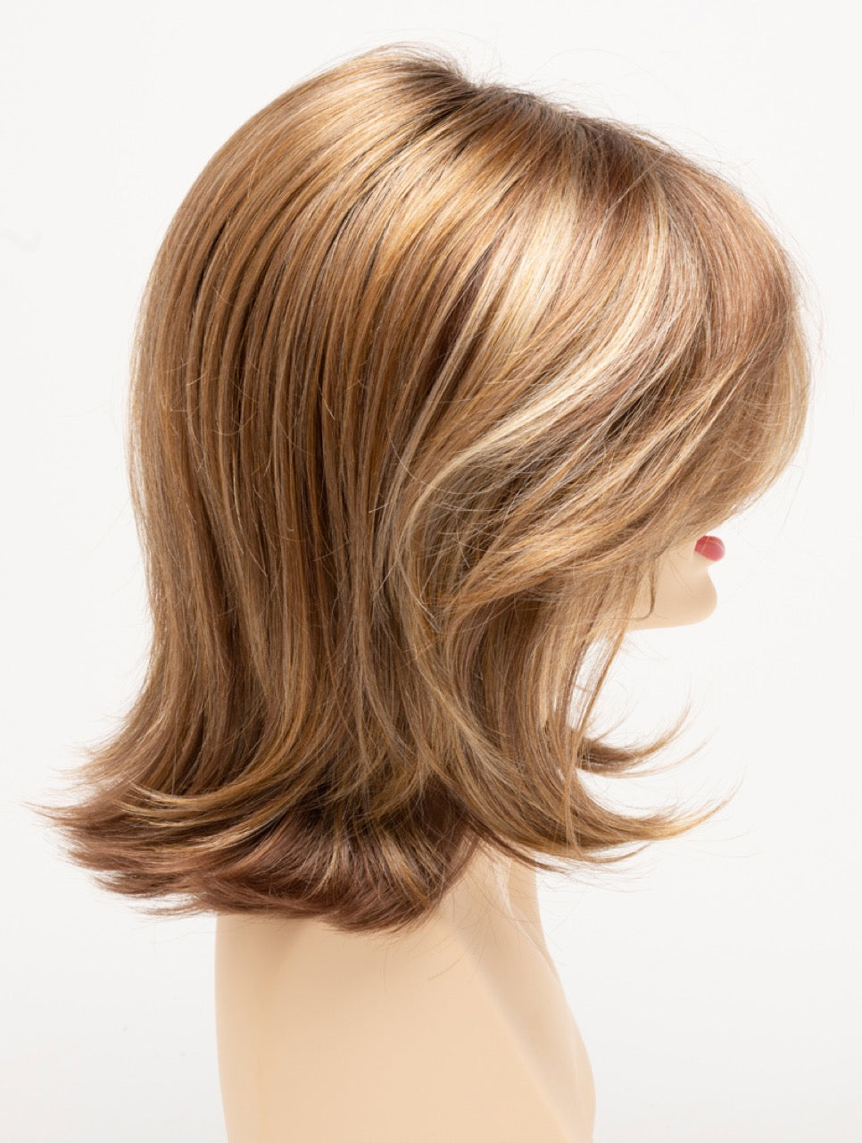 Golden Nutmeg | 27/26/23 R8 | 3-Tone blend of a Cinnamon Brown Base, Chocolate, Brown Roots, and Golden Blonde highlights
