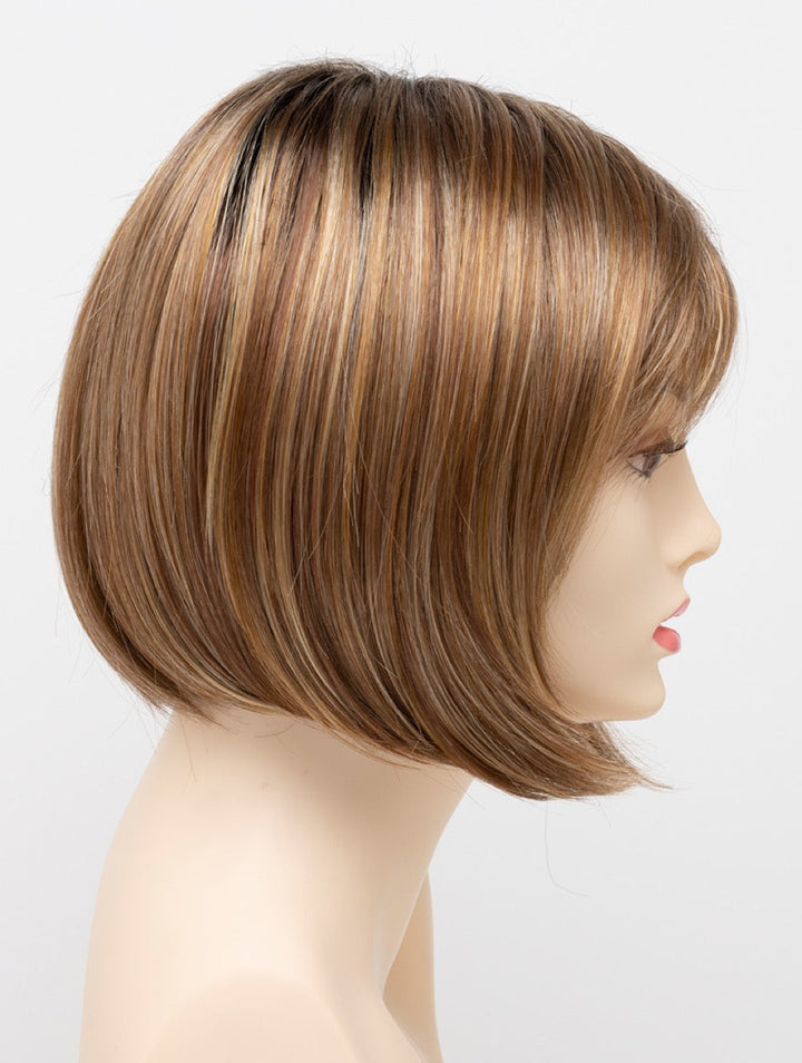 Golden Nutmeg | 27/26/23 R8 | 3-Tone blend of a Cinnamon Brown Base, Chocolate, Brown Roots, and Golden Blonde highlights