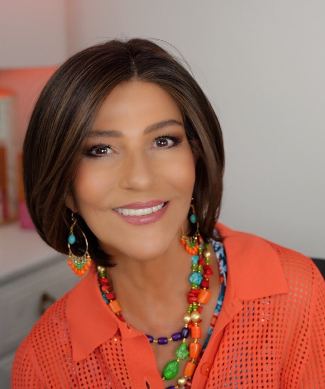 Marlene wearing Seoul in Triple Chocolate