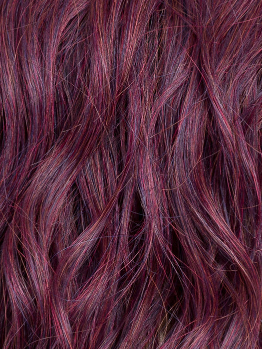Dark Plum Shaded 131.133 | Deep Wine Red And Red Violet Blend