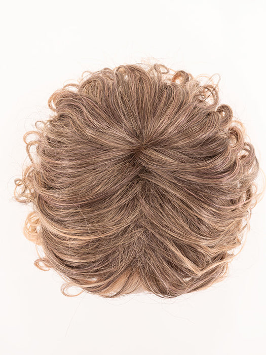 Powder Blonde Tipped | Light Brown And Lightest Ash Blonde With Red Violet Blended With Pale Pink And Lighter Tipped Ends