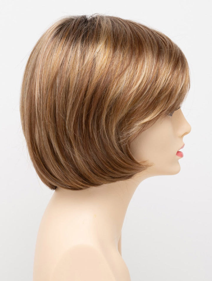 Golden Nutmeg | 27/26/23 R8 | 3-Tone blend of a Cinnamon Brown Base, Chocolate, Brown Roots, and Golden Blonde highlights