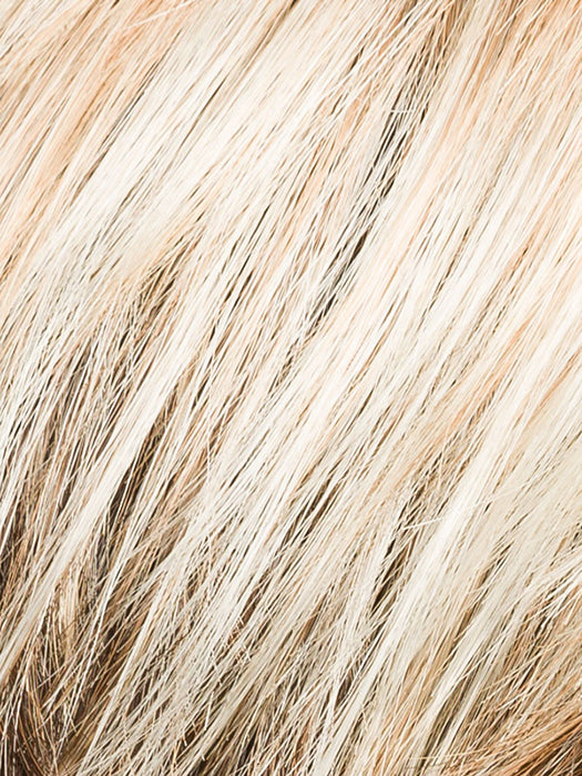 Bisquit Blonde Rooted | Darkest Brown with Light Golden Blonde and Winter White Blend with Shaded Roots