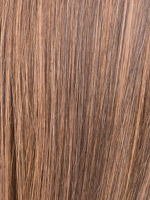 Hazelnut Rooted 830.31.6 | Medium Brown Blended with Light Auburn and Light Reddish Auburn with Dark Brown Blend and Shaded Roots