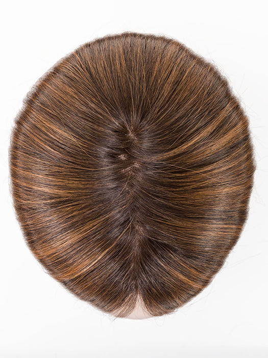 Hazelnut Rooted 8.30.31.6 | Medium Brown Blended with Light Auburn and Light Reddish Auburn with Dark Brown Blend and Shaded Roots