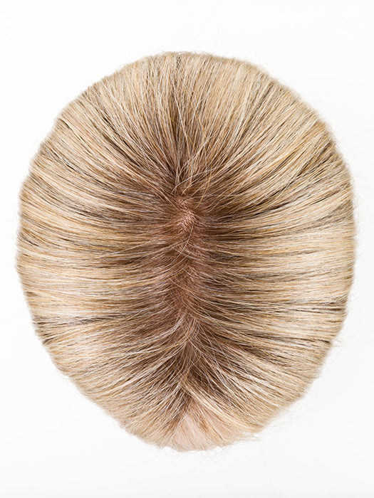 Sandy Blonde Rooted 16.22.20 | Medium Blonde, Light Neutral Blonde, and Light Strawberry Blonde Blend with Shaded Roots