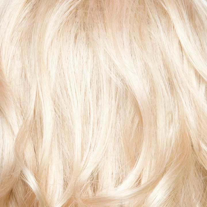 Snowy Peach | Snowy Peach is a beautiful and unique hair color that combines pale peach and platinum blond tones.