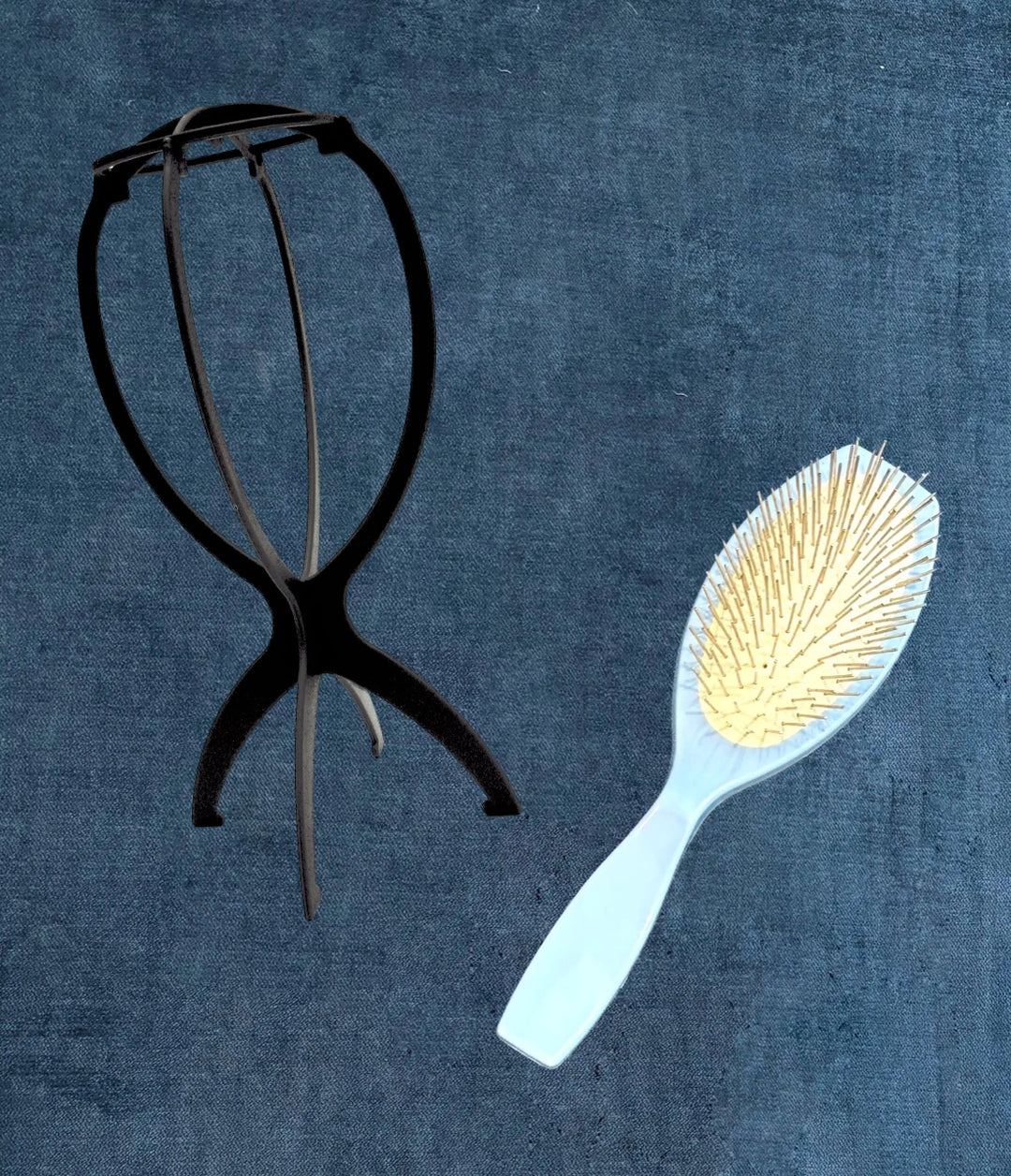 Wig Stand + Wig Brush Bundle