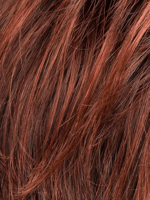 Hot Chilli Mix 130.33.4 | Darkest Brown base with Deep Copper Brown and Dark Auburn Blended Highlights and Lowlights