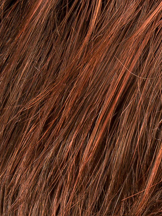 Auburn Rooted 33.1304.4 | Dark Auburn, Deep Copper Brown, and Darkest Brown Blend with Shaded Roots